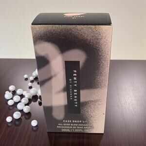 Fenty Beauty Ease Drop Lit All Over Glow Enhancer 01 Pink Pearl 1.22 fl oz NEW